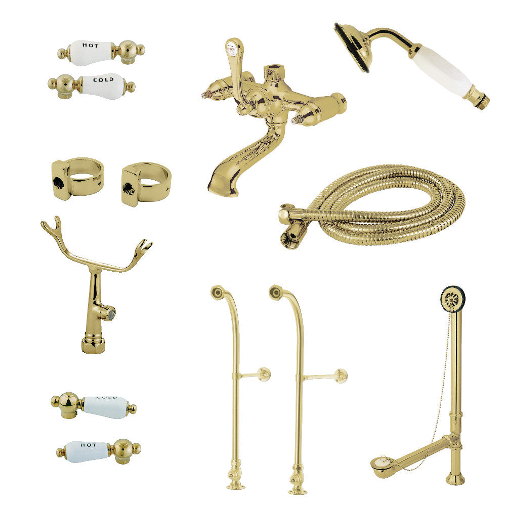Vintage Freestanding Clawfoot Tub Faucet Combo