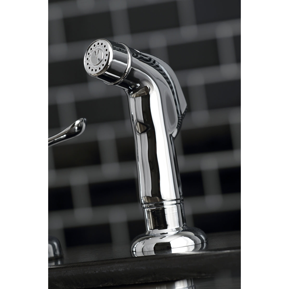 Kingston Brass KB791YLSP Yosemite 8-Inch Centerset Kitchen Faucet with Sprayer