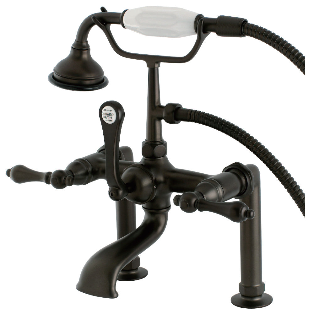 Aqua Vintage Deck Mount Clawfoot Tub Faucet