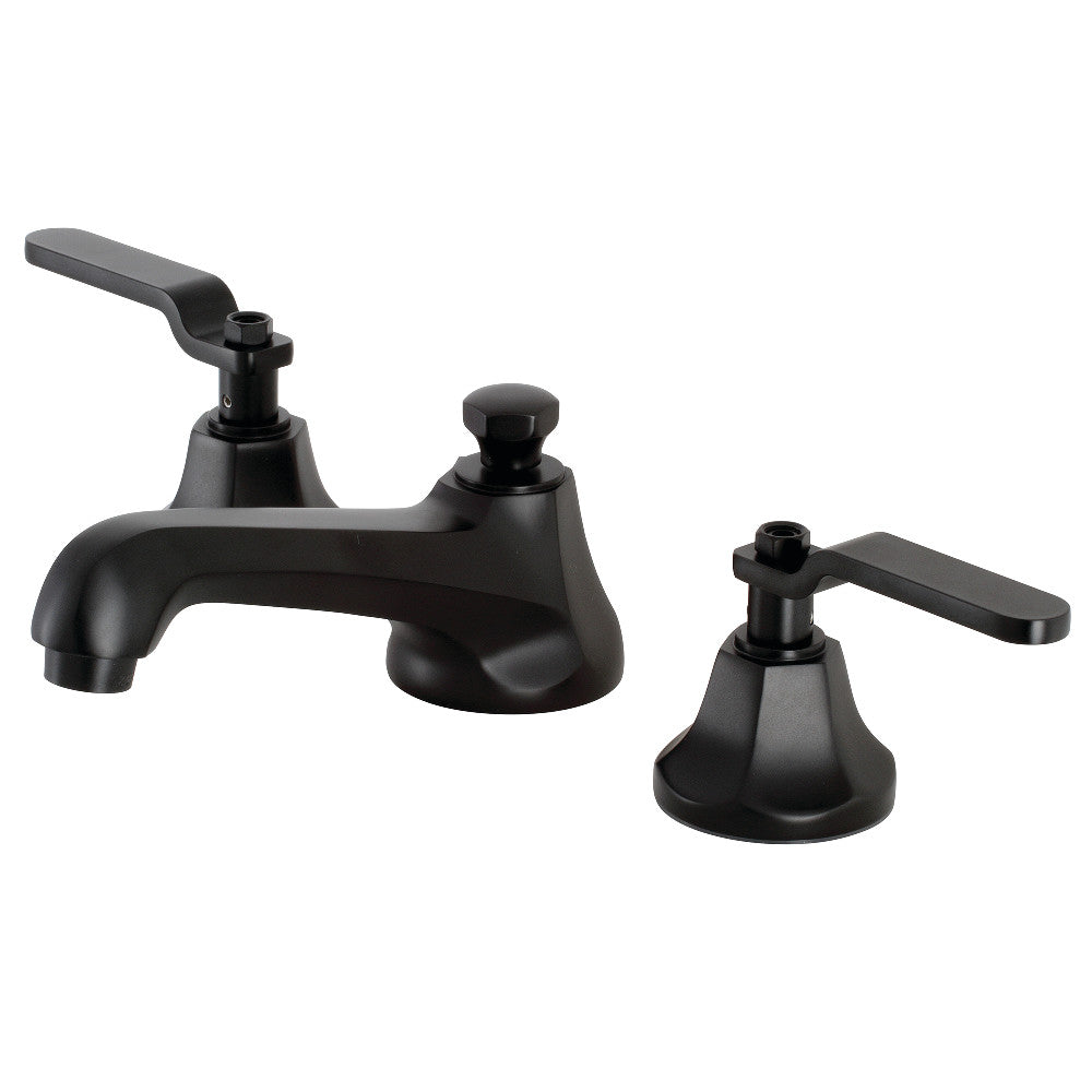 Kingston Brass KS4468KL Whitaker Widespread Bathroom Faucet with Brass Pop-Up