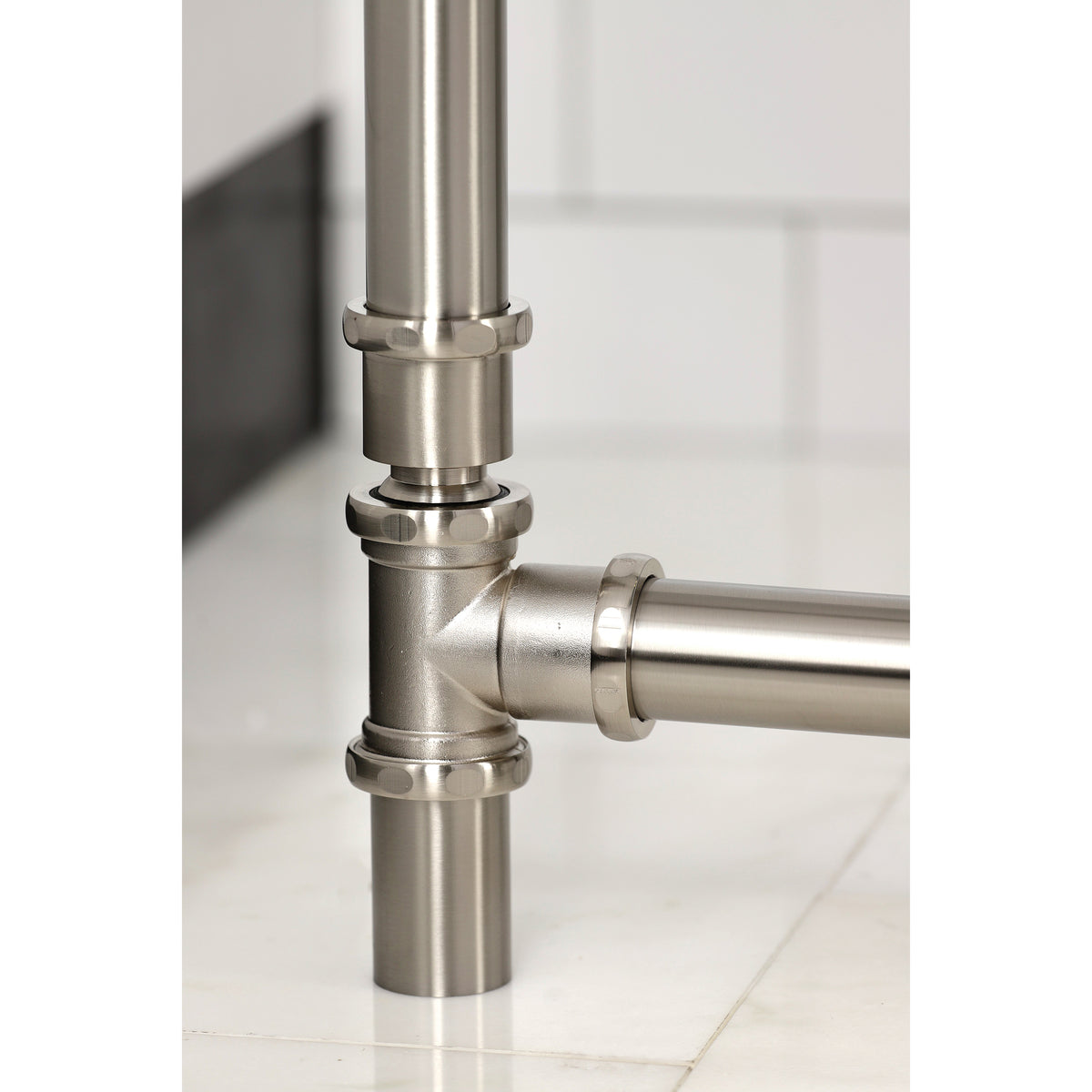 Kingston Brass Tub Double Pivoting Waste & Overflow, 21 Gauge