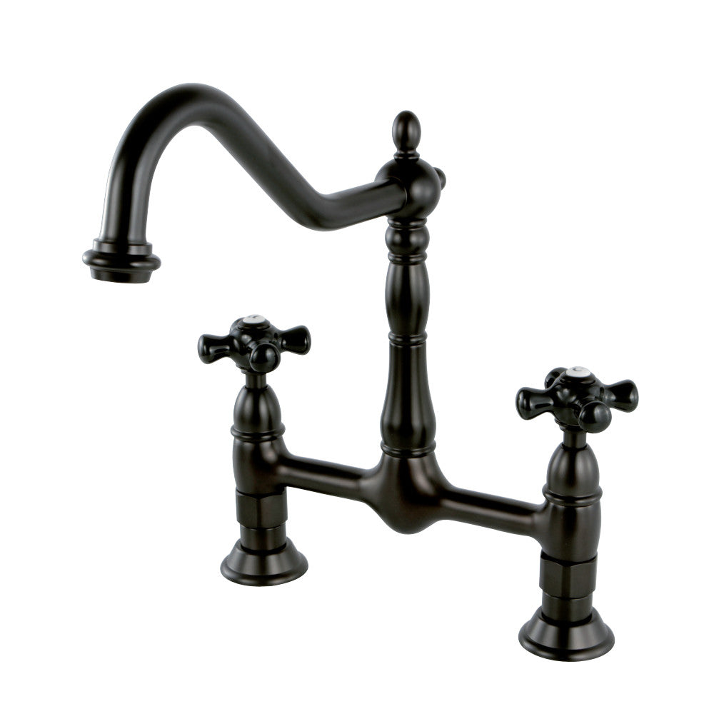 Kingston Brass KS1172PKX Duchess Bridge Kitchen Faucet