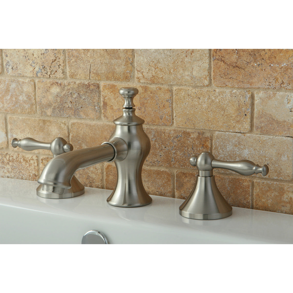 Kingston Brass KC7065NL 8 in. Widespread Bathroom Faucet