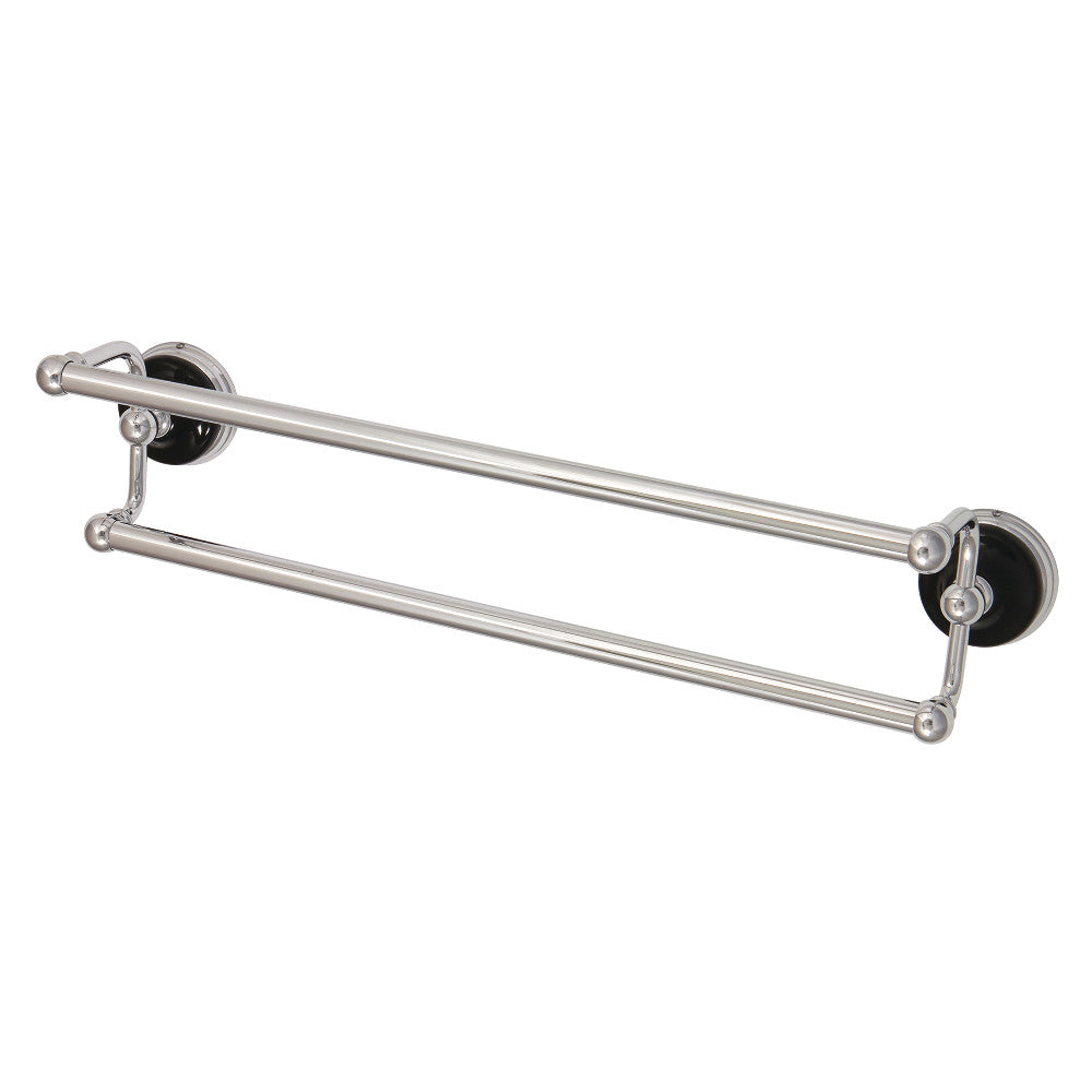 Kingston Brass Water Onyx 18 in. Dual Towel Bar