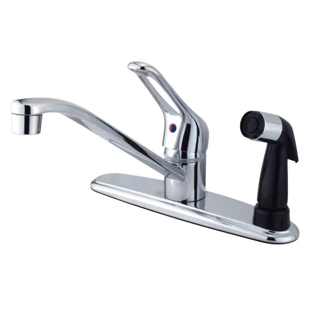 Kingston Brass GKB563 Wyndham Single-Handle Centerset Kitchen Faucet