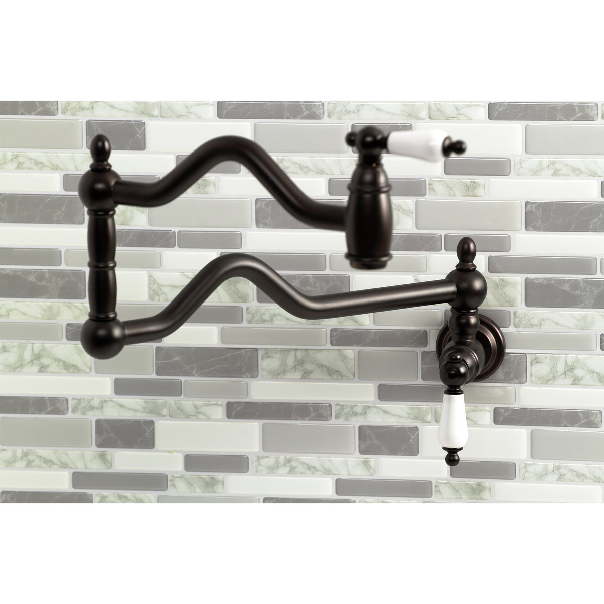 Kingston Brass KS2102PL Heritage Wall Mount Pot Filler