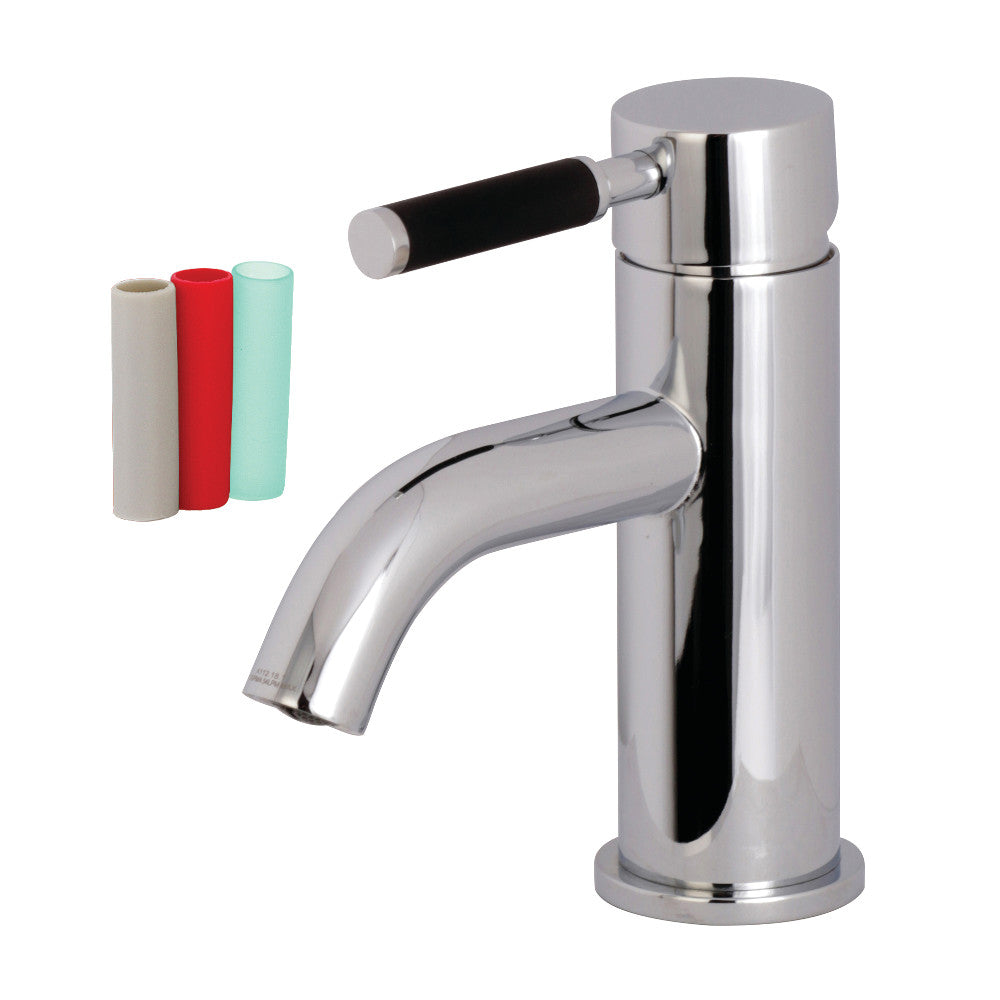 Fauceture LS8229DKL Kaiser Single-Handle Bathroom Faucet with Push Pop-Up