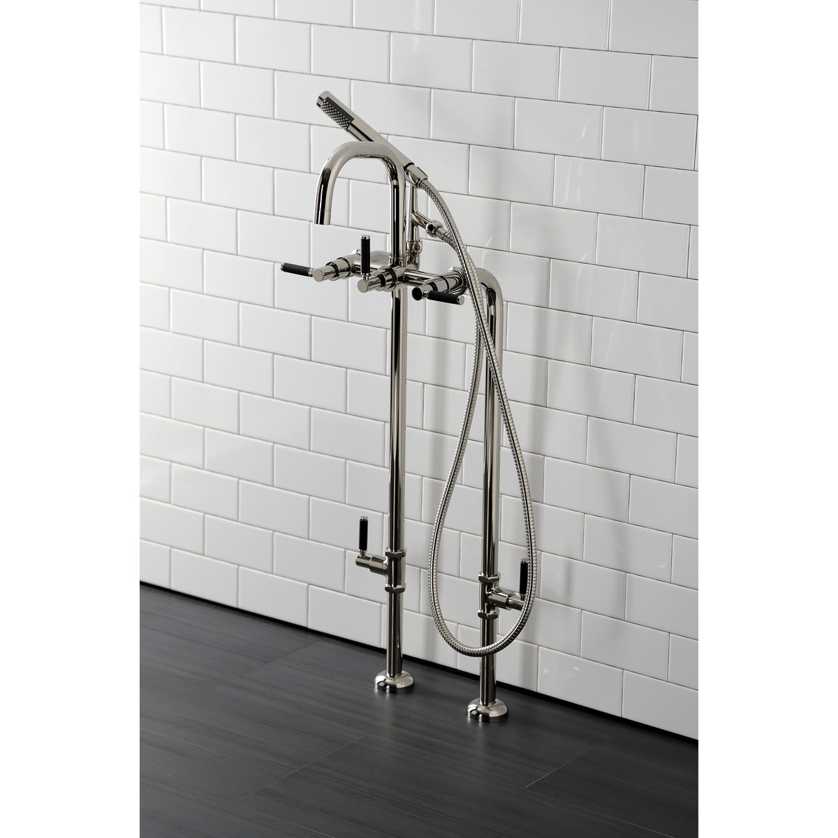 Vintage CCK8406DKL Concord Freestanding Tub Faucet with Supply Line,Stop Valve