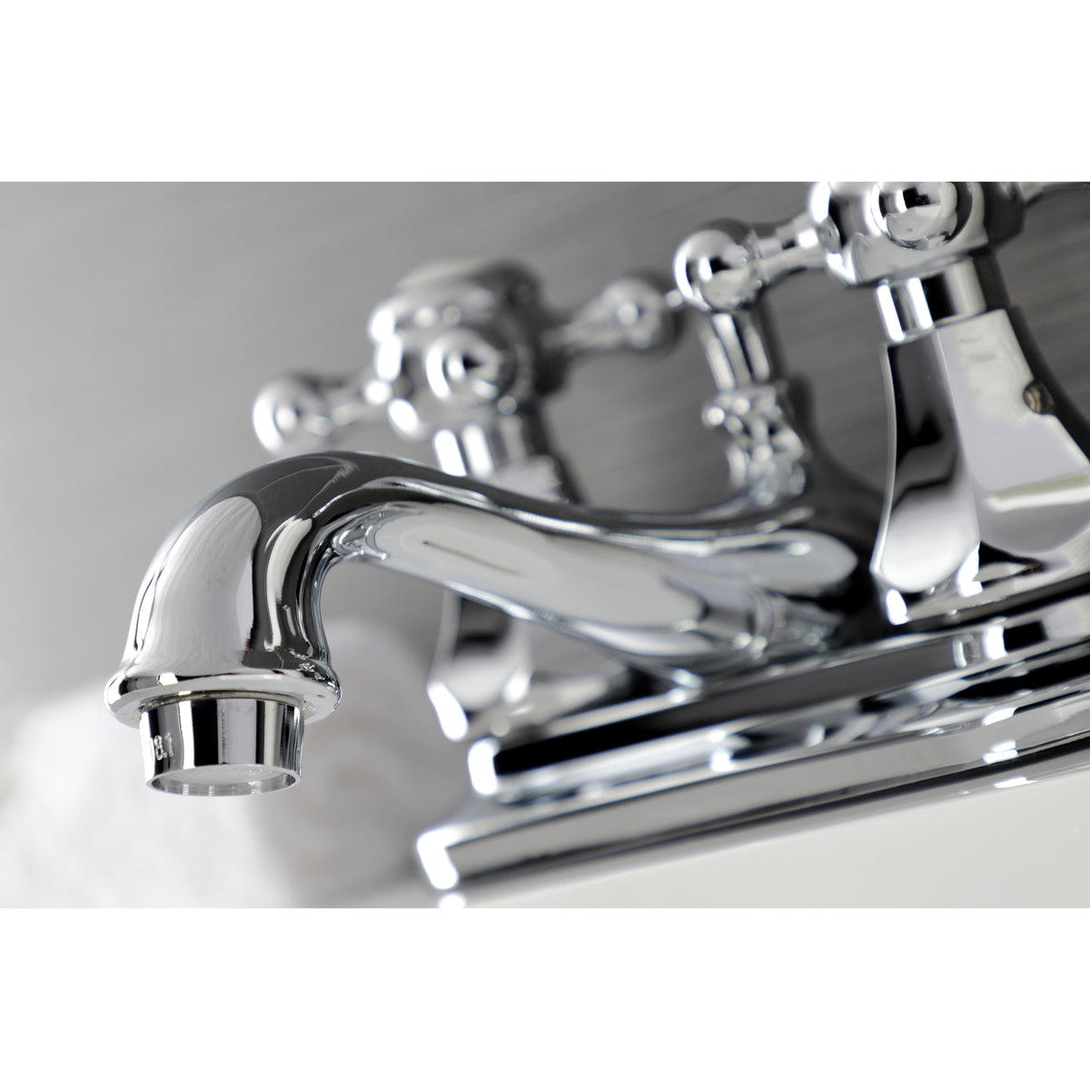 Kingston Brass KB608BX Metropolitan 4 in. Centerset Bathroom Faucet with Pop-Up Drain