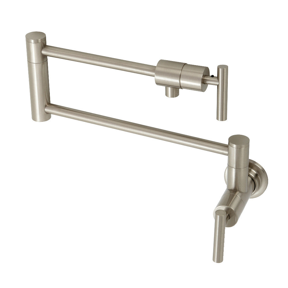 Kingston Brass KS4101CML Manhattan Wall Mount Pot Filler