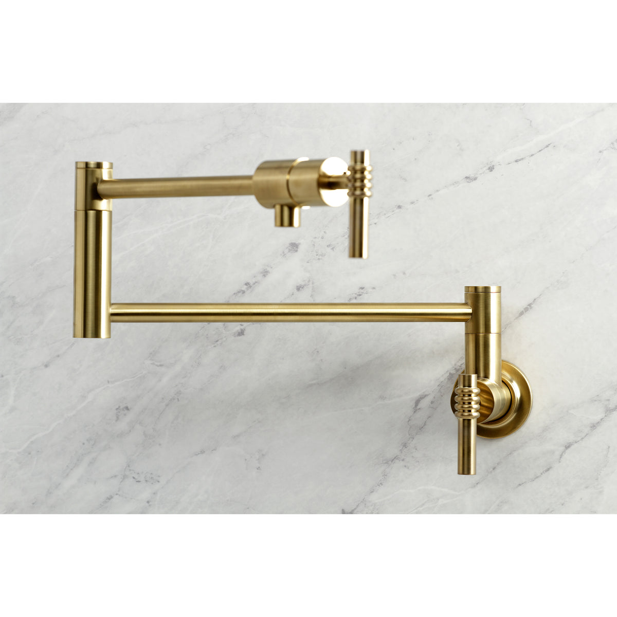 Kingston Brass KS4107ML Milano Wall Mount Pot Filler