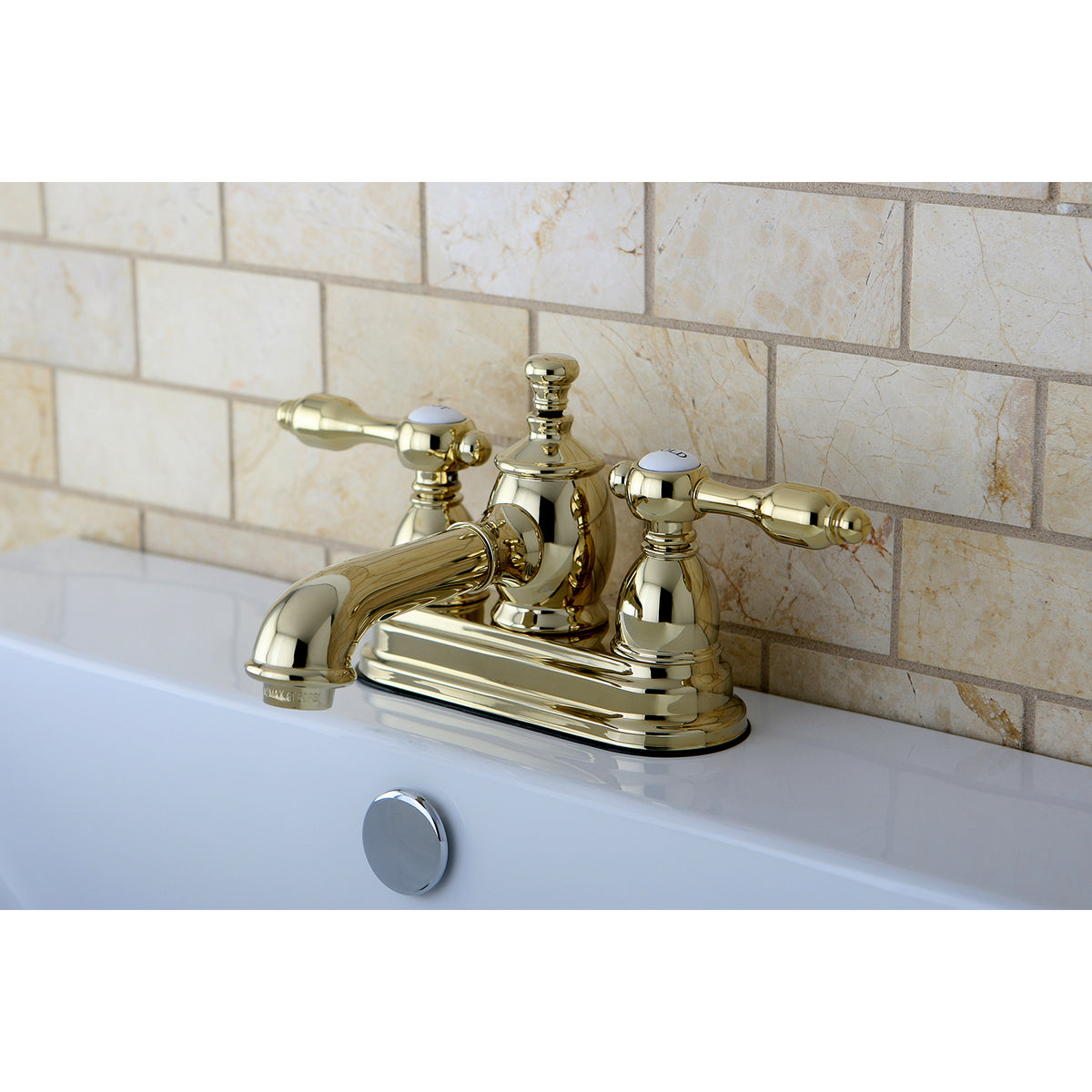 Kingston Brass KS7008TAL 4 in. Centerset Bathroom Faucet