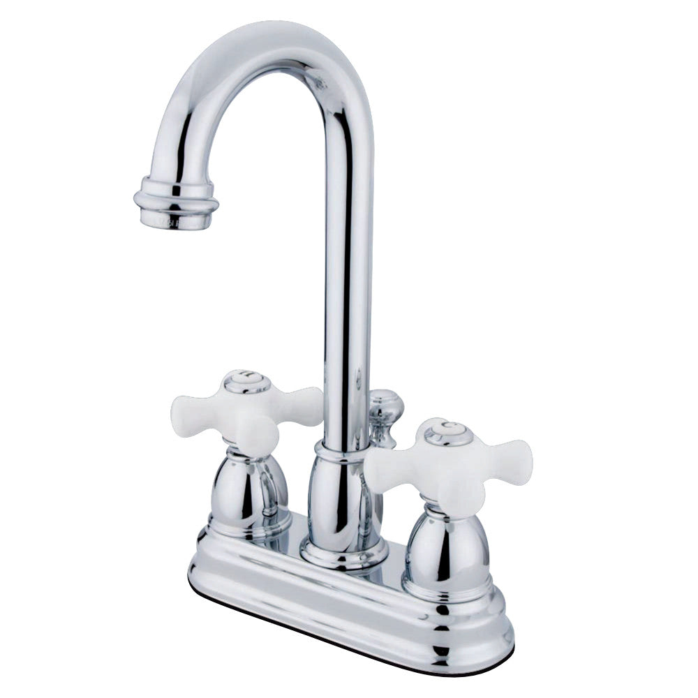 Kingston Brass KB3618PX 4 in. Centerset Bathroom Faucet