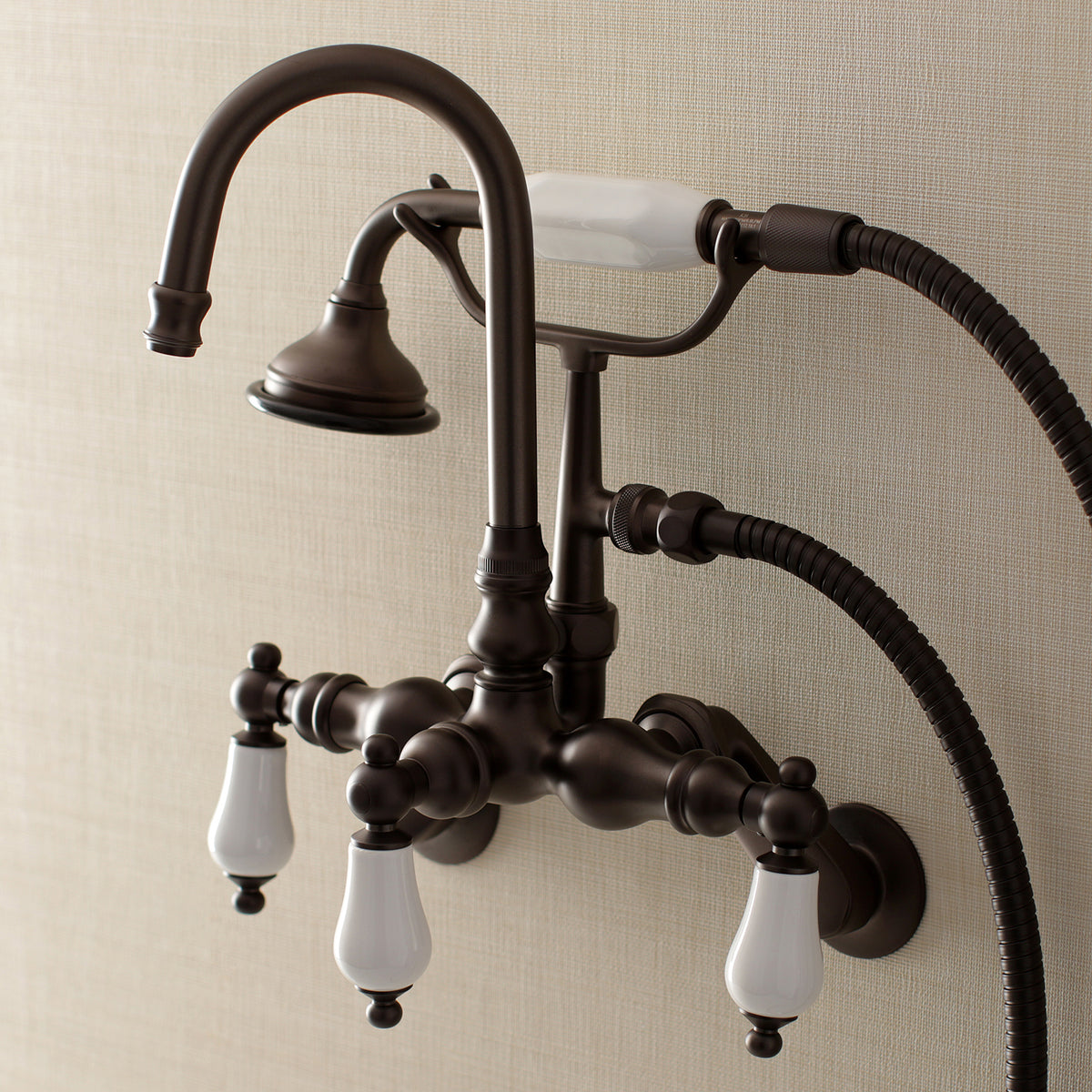 Aqua Vintage Wall Mount Clawfoot Tub Faucets