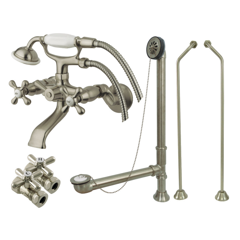 Vintage Wall Mount Clawfoot Faucet Package