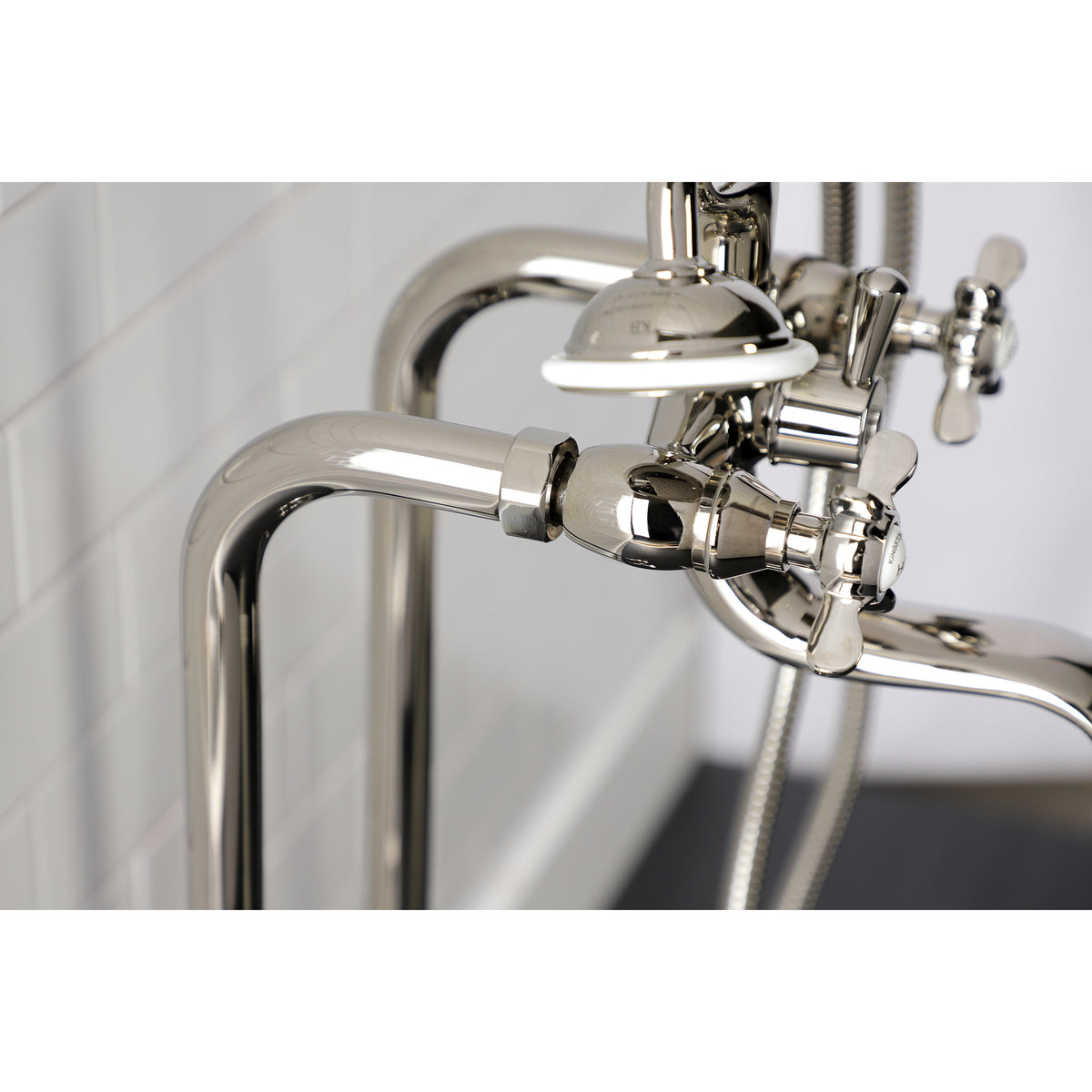Essex Freestanding Clawfoot Tub Faucet Package with Supply Line