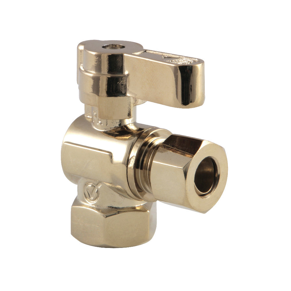 Kingston Brass 3/8" FIP X 3/8" OD Comp Angle Stop Valve