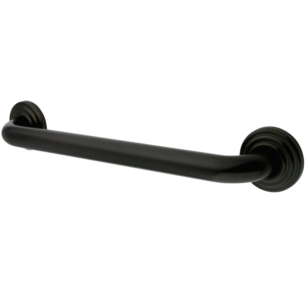 Kingston Brass Restoration 12-Inch Decorative 1-1/4-Inch OD Grab Bar