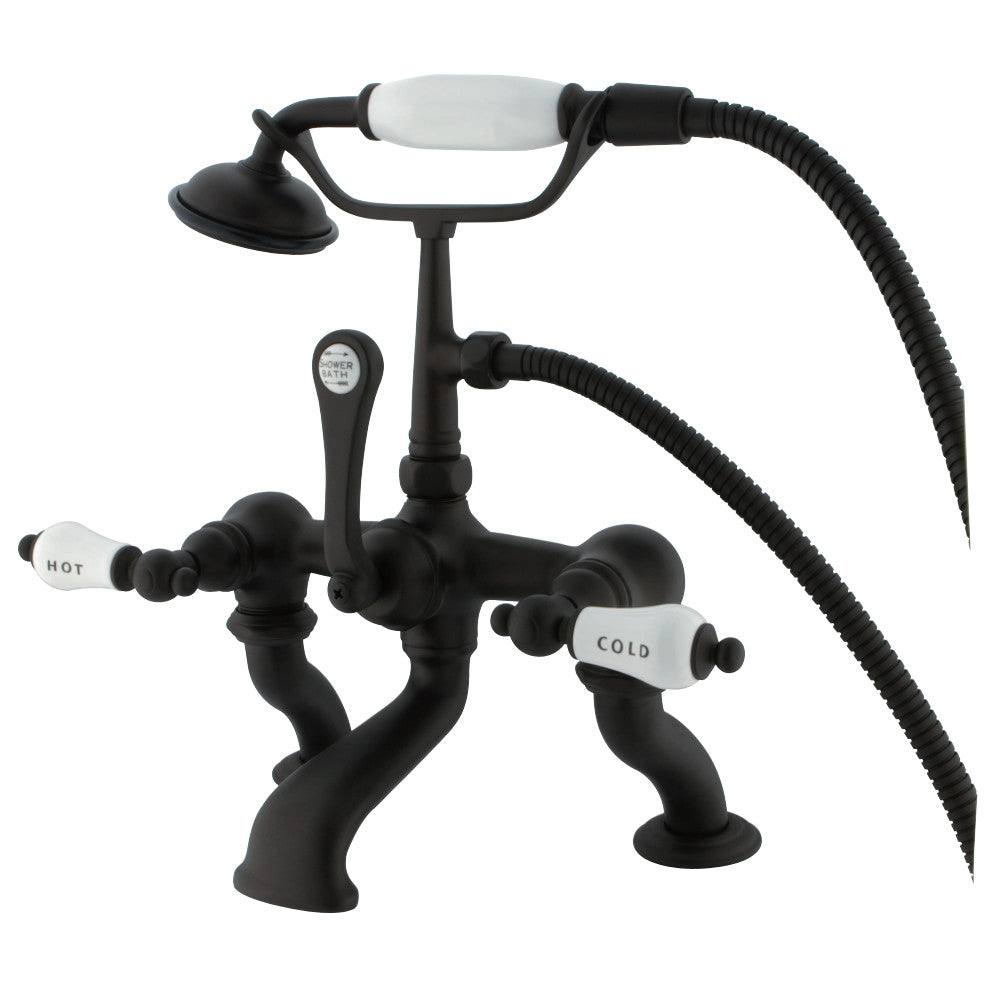 Vintage 7-Inch Deck Mount Tub Faucet with Hand Shower