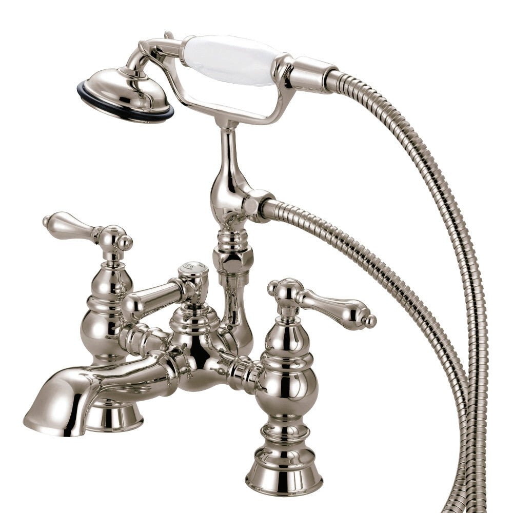 Heritage Deck Mount Tub Faucet with Hand Shower
