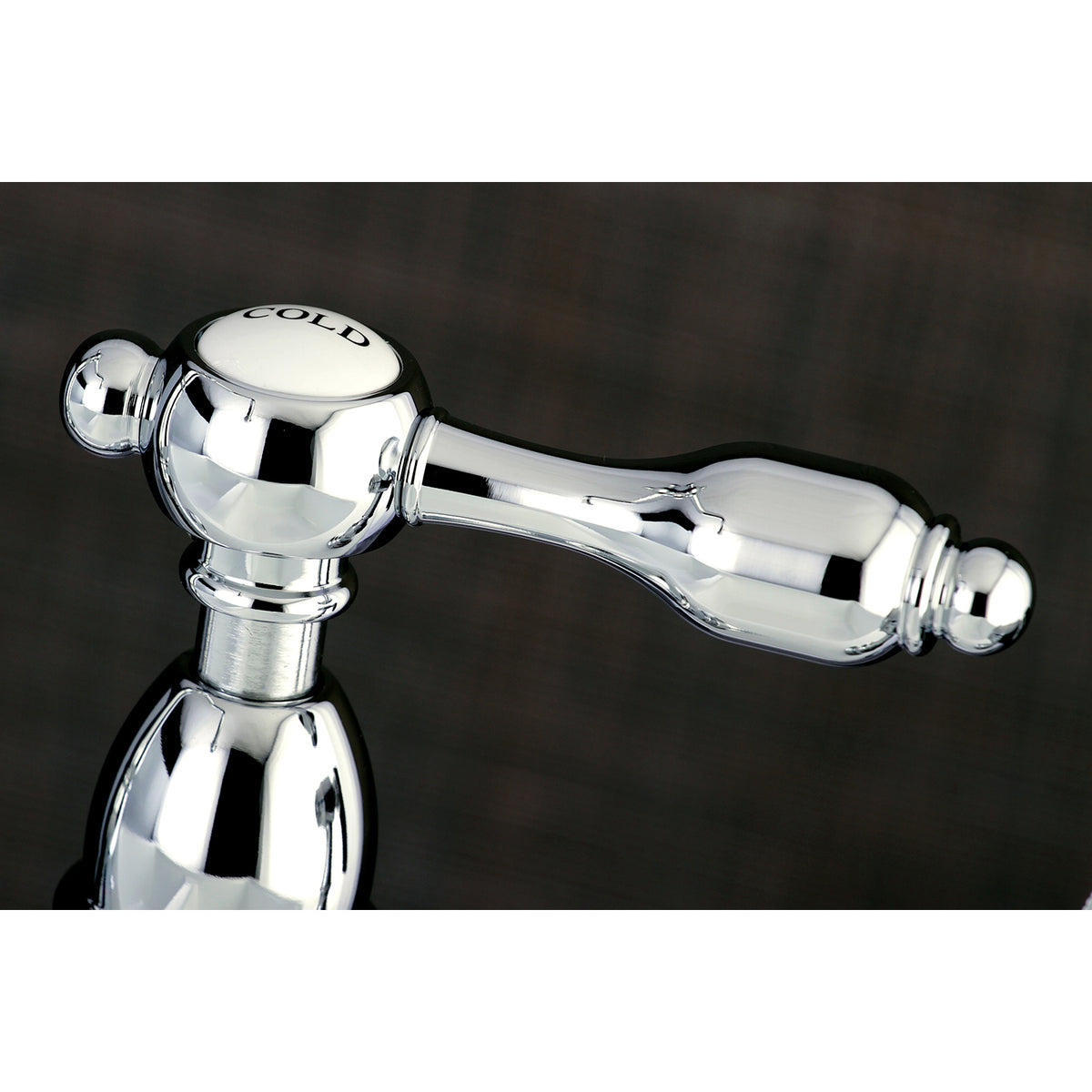 Kingston Brass KS1275TALBS Tudor Bridge Kitchen Faucet with Brass Sprayer