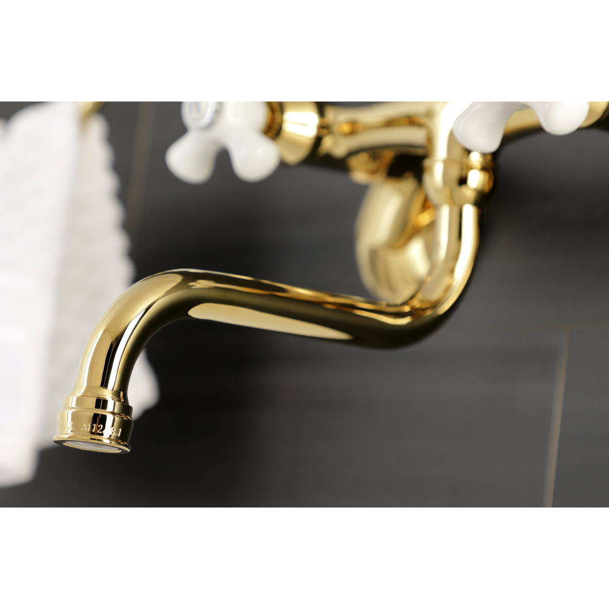 Kingston Brass KS616C Wall Mount Bathroom Faucet