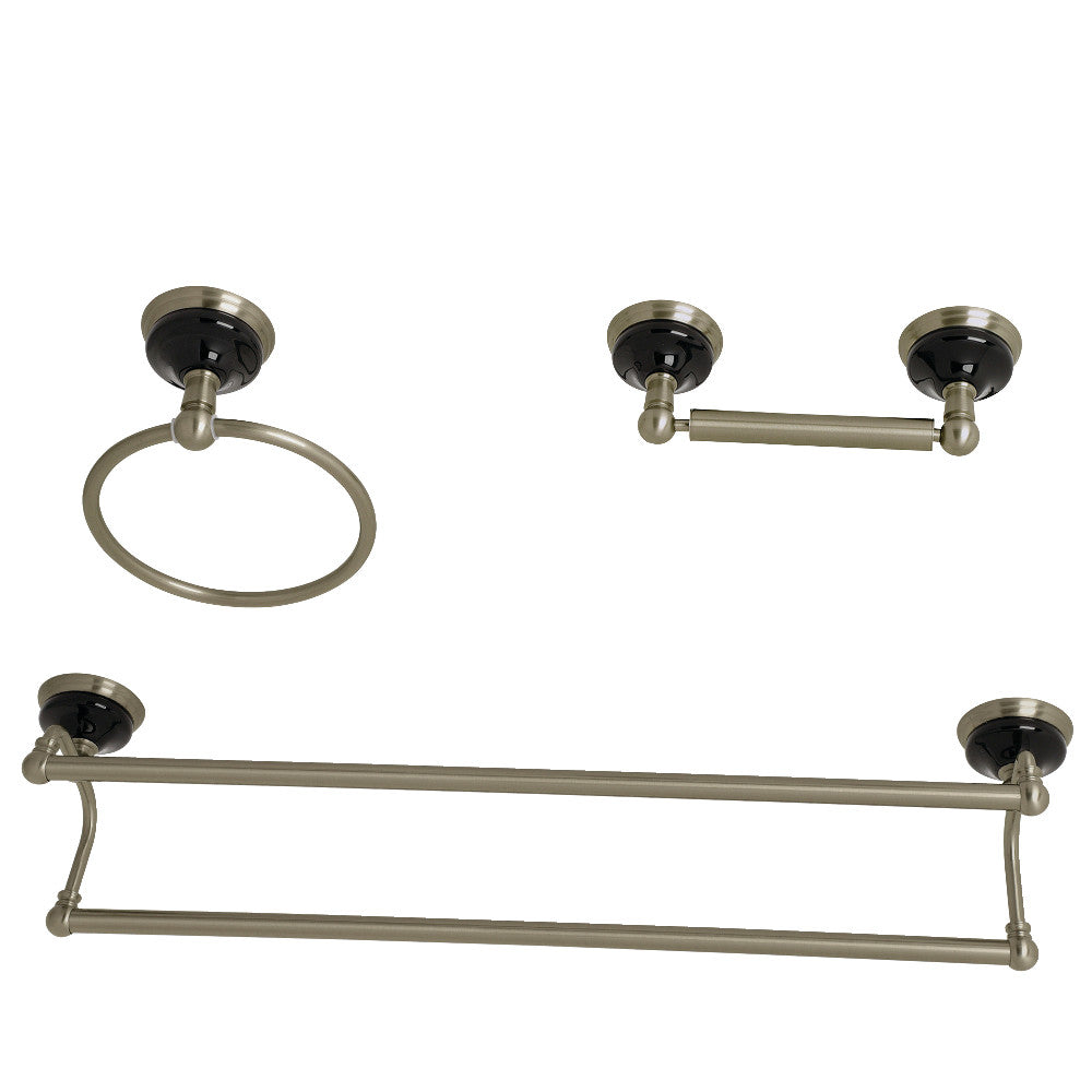 Kingston Brass Water Onyx 3-Piece Bathroom Accessory Set