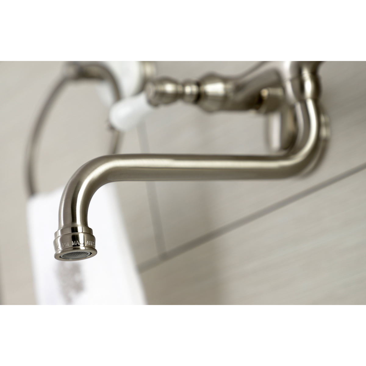 Kingston Brass KS515PN Wall Mount Bathroom Faucet