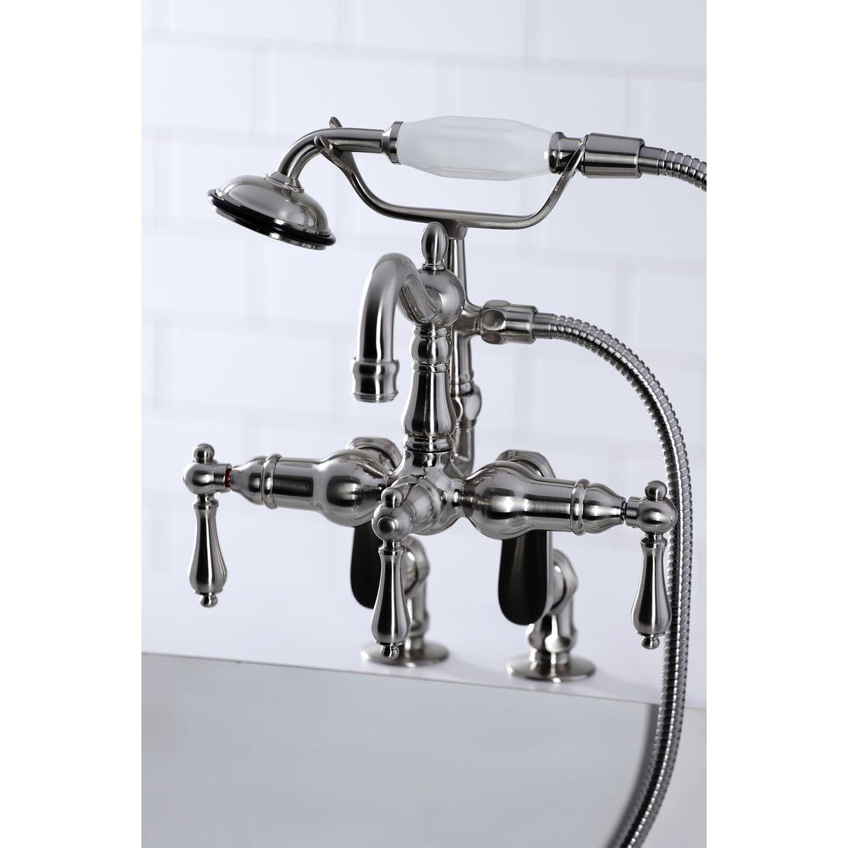 Vintage Clawfoot Tub Faucet with Hand Shower