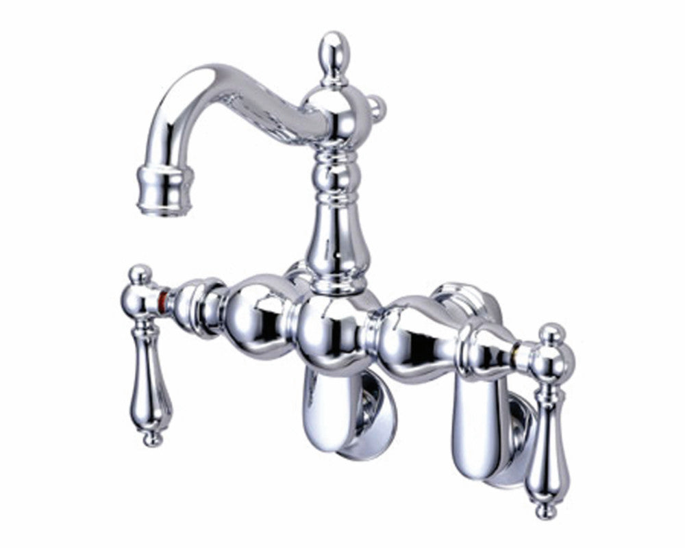 Vintage Adjustable Center Wall Mount Tub Faucet