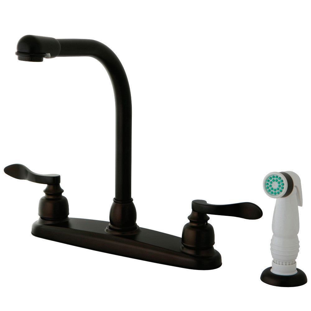 Kingston Brass KB8758NFL NuWave French Centerset Kitchen Faucet