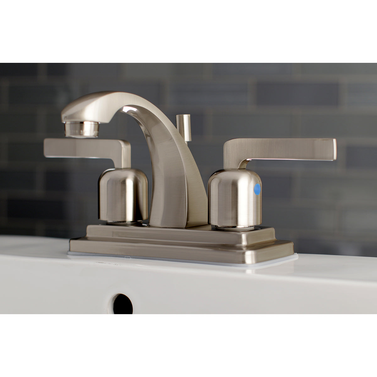Kingston Brass KB4642EFL 4 in. Centerset Bathroom Faucet