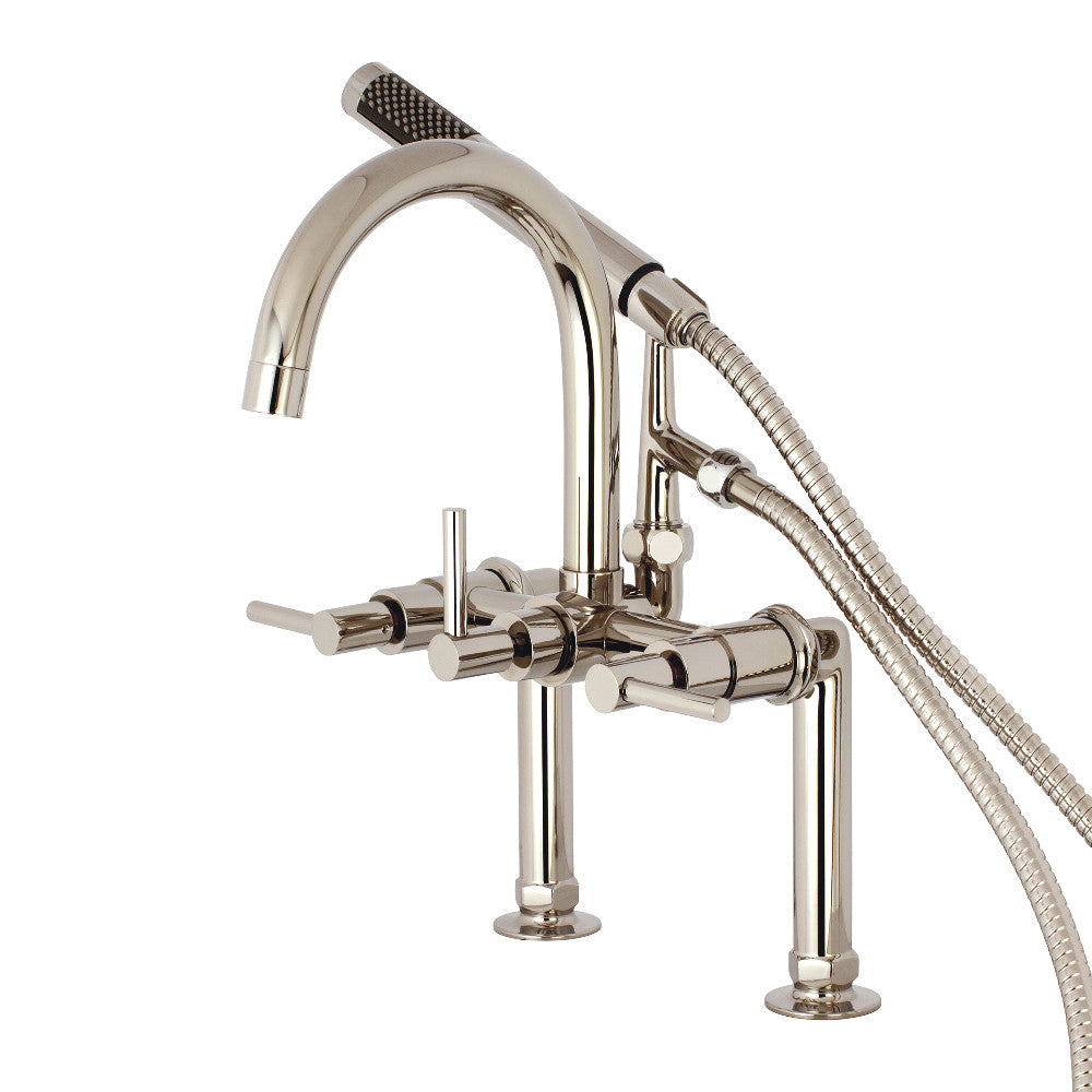 Aqua Vintage Concord 7-Inch Deck Mount Clawfoot Tub Faucet