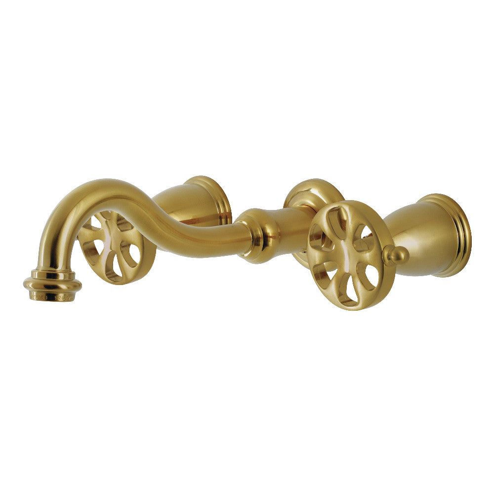 Kingston Brass KS3128RX Belknap Two-Handle Wall Mount Bathroom Faucet
