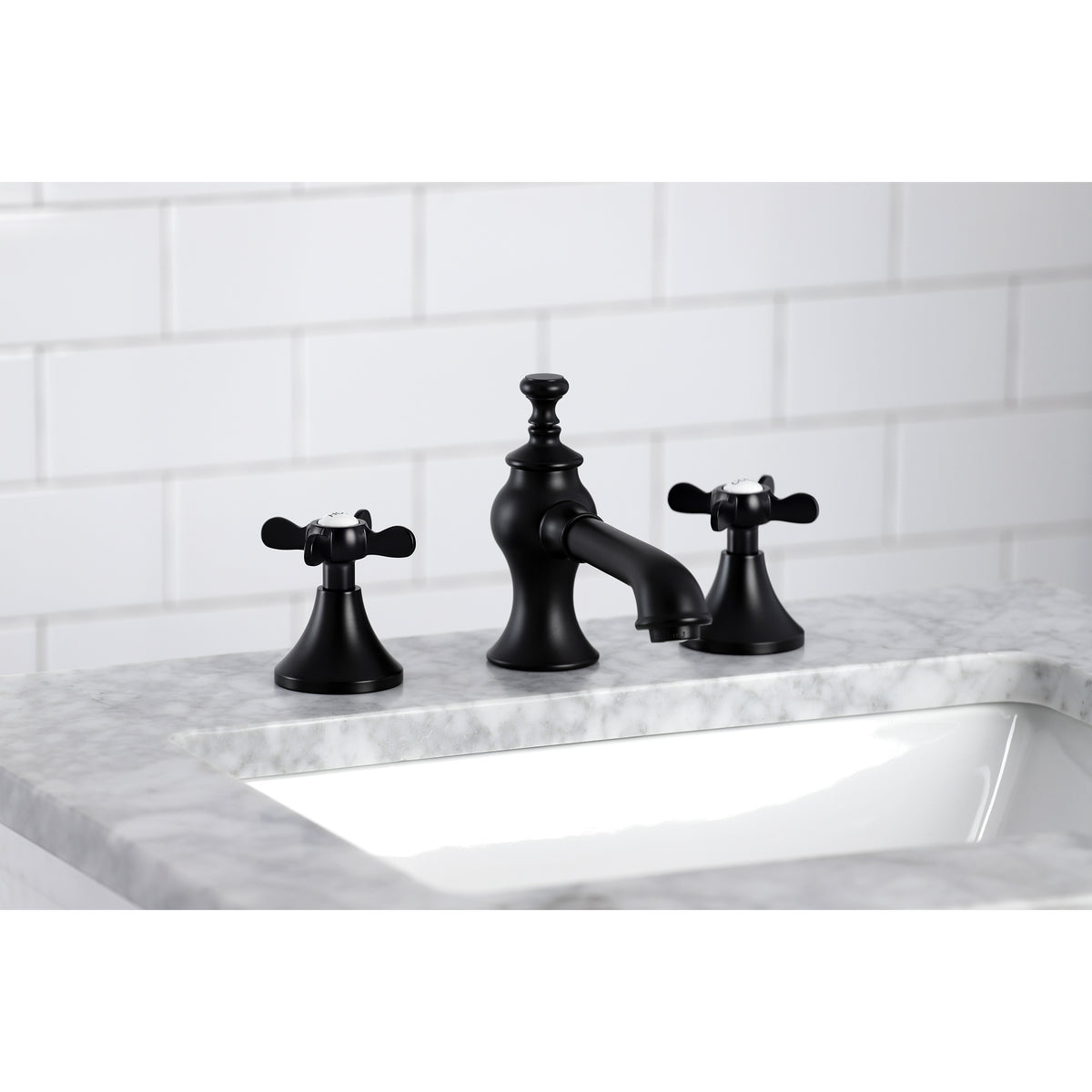 Kingston Brass KC7065BEX 8 in. Widespread Bathroom Faucet