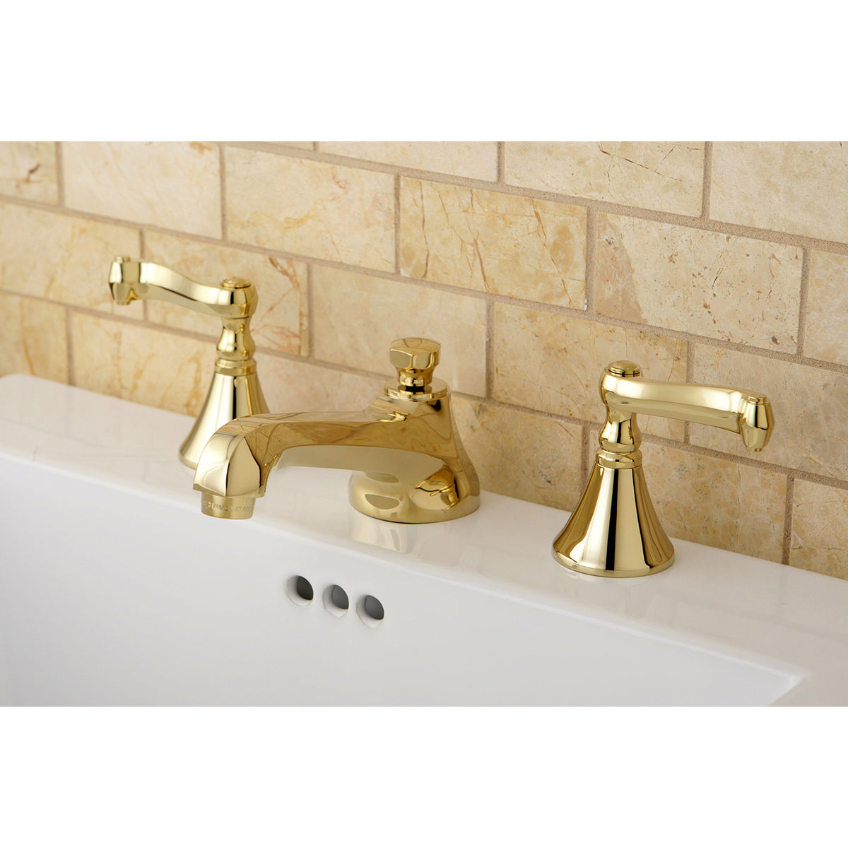 Kingston Brass KS4471FL 8 in. Widespread Bathroom Faucet