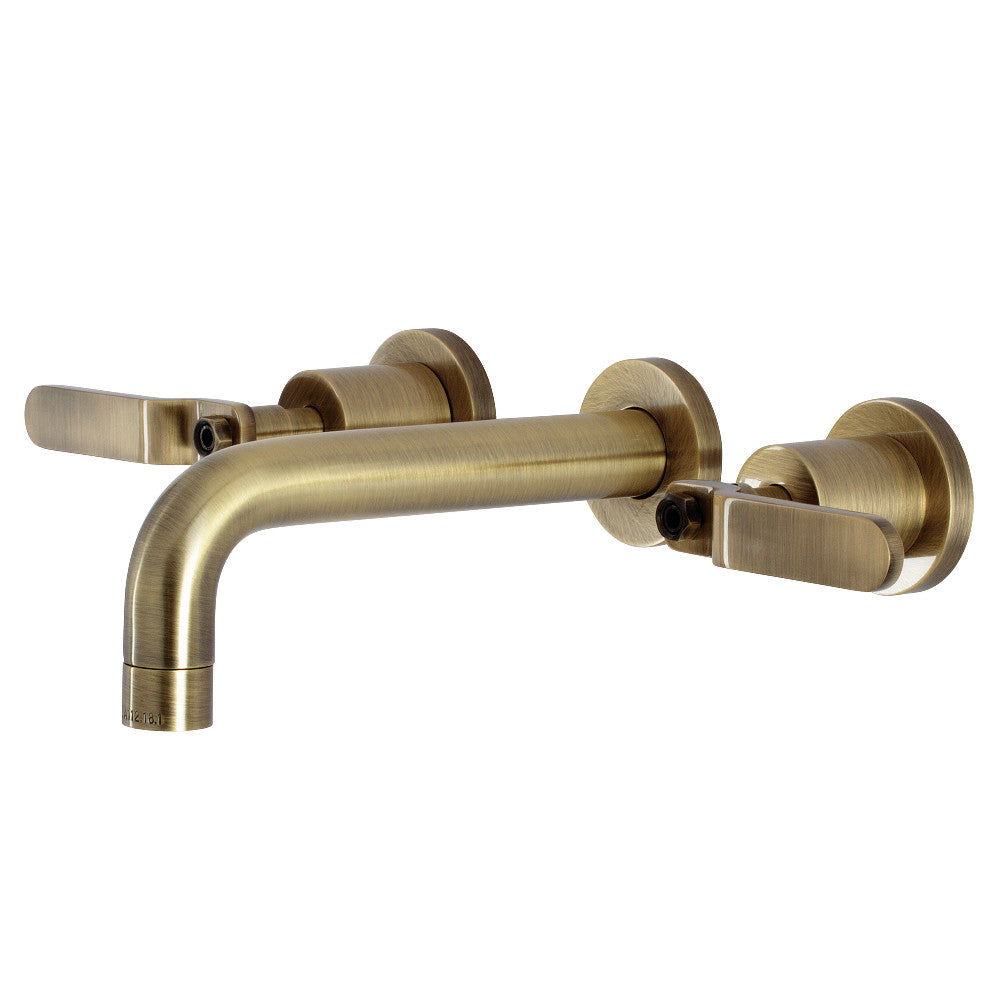 Kingston Brass KS8122KL Whitaker Two-Handle Wall Mount Bathroom Faucet