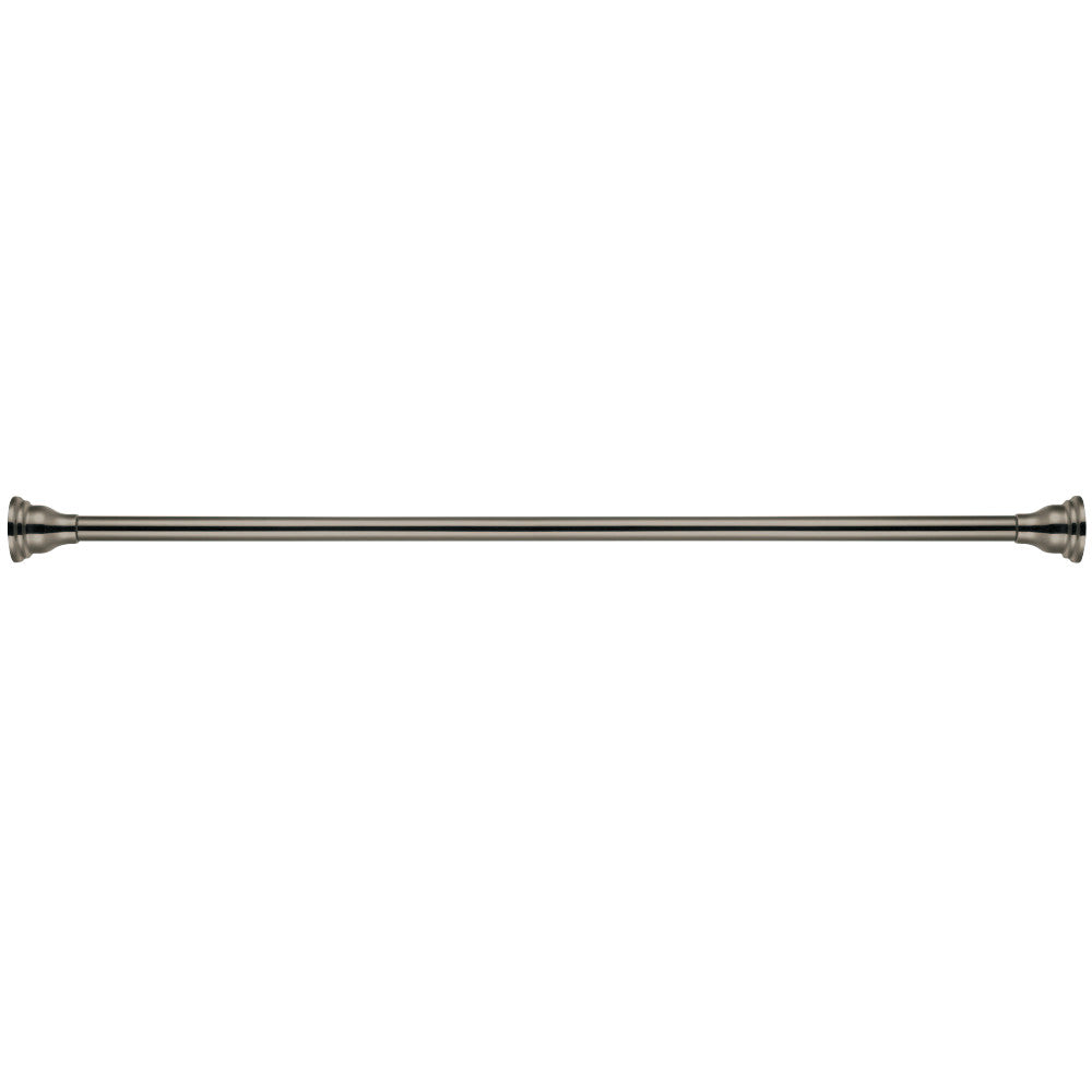 Kingston Brass Americana 72" Tension Shower Rod with Decorative Flange
