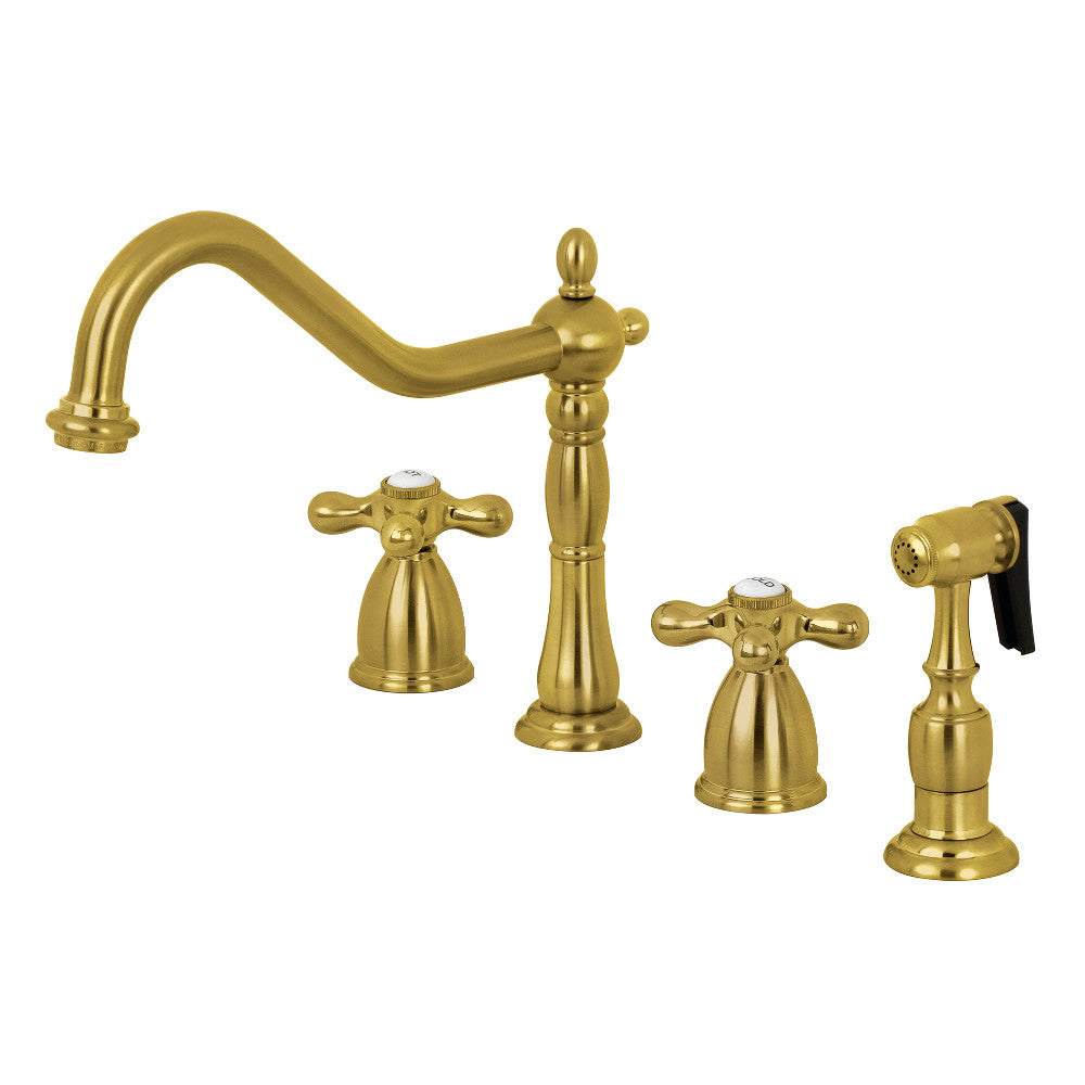 Kingston Brass KB1793AXBS Widespread Kitchen Faucet