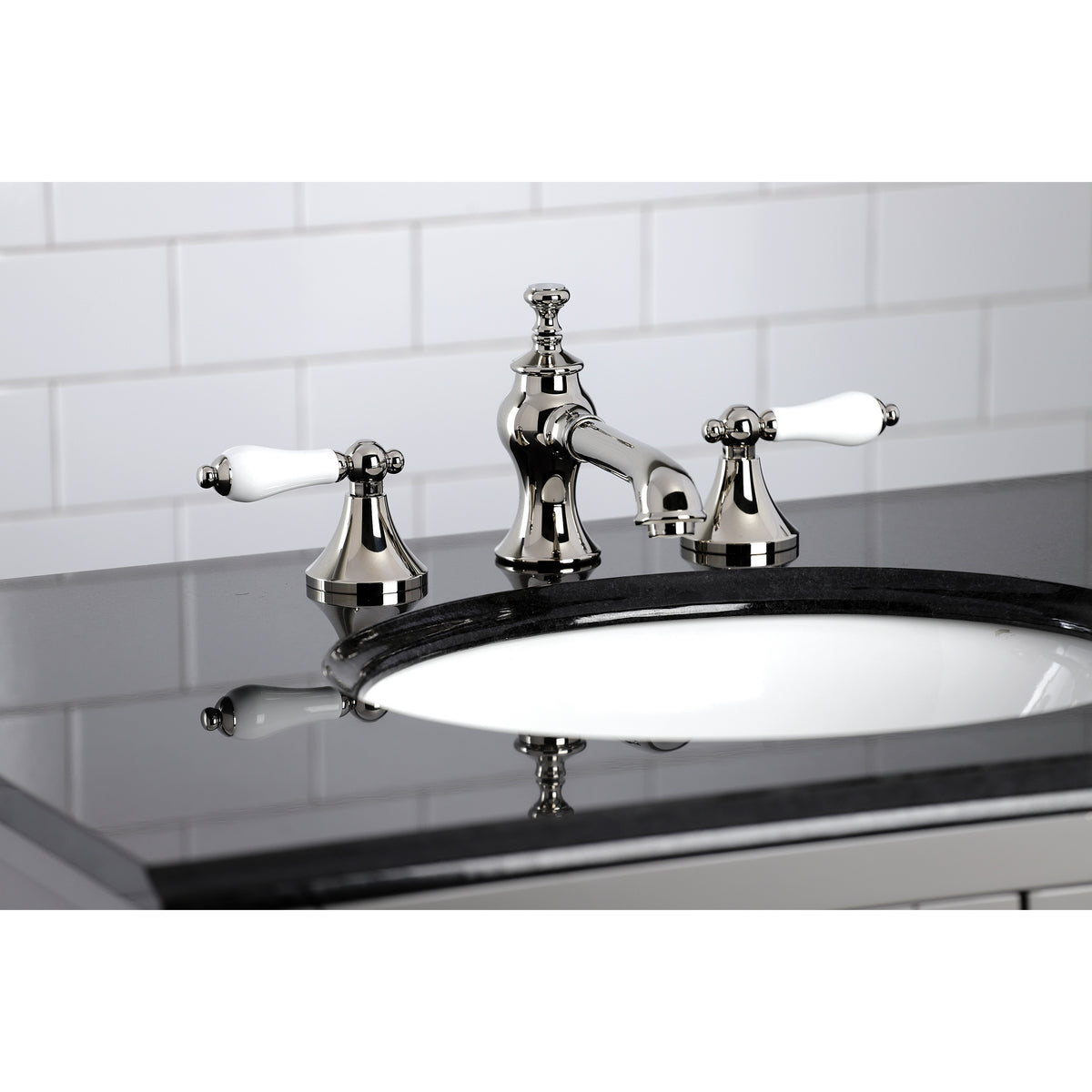 Kingston Brass KC7063PL Vintage 8 in. Widespread Bathroom Faucet