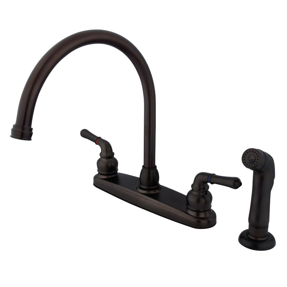 Kingston Brass KB796SP Magellan 8-Inch Centerset Kitchen Faucet