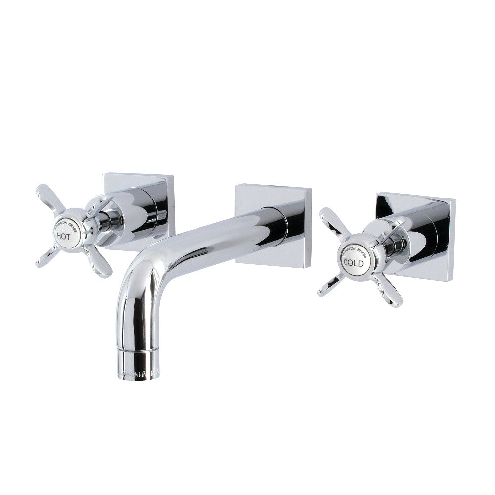 Kingston Brass KS6125BEX Essex Two-Handle Wall Mount Bathroom Faucet