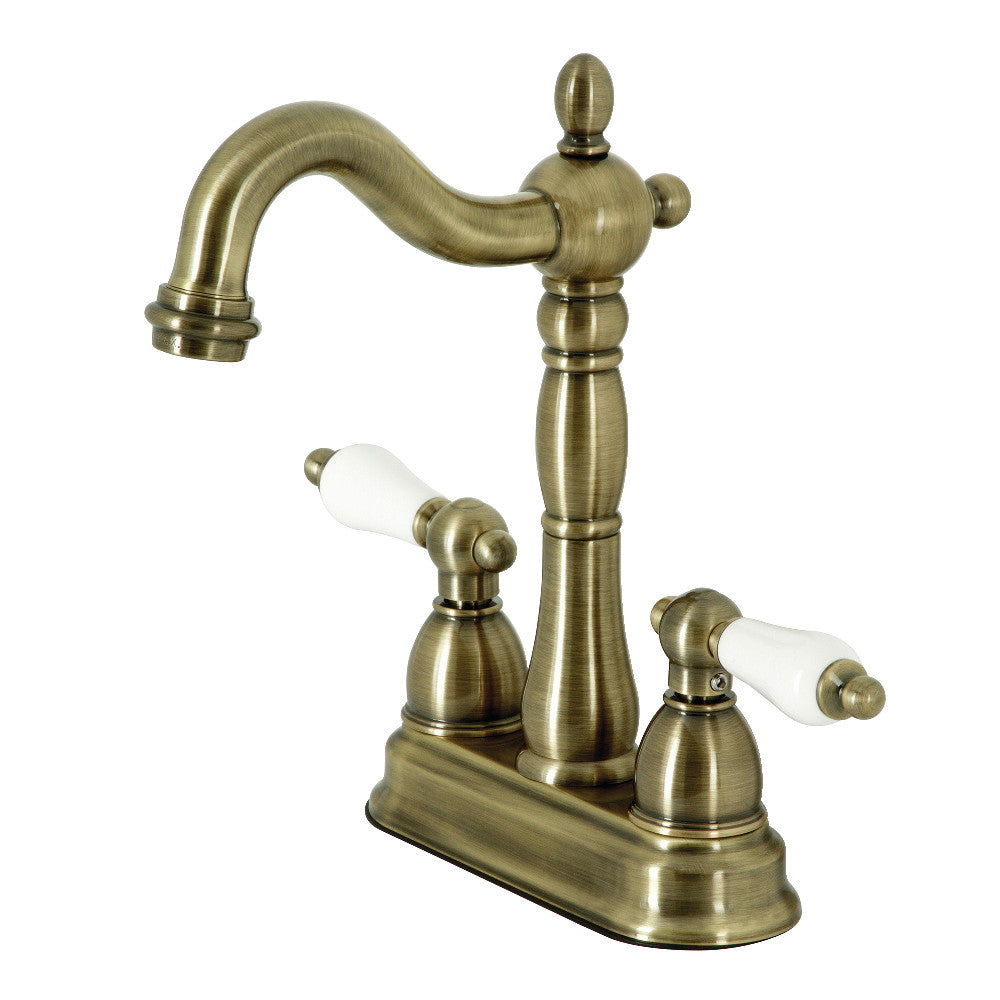Kingston Brass KB1491PL Heritage Two-Handle Bar Faucet