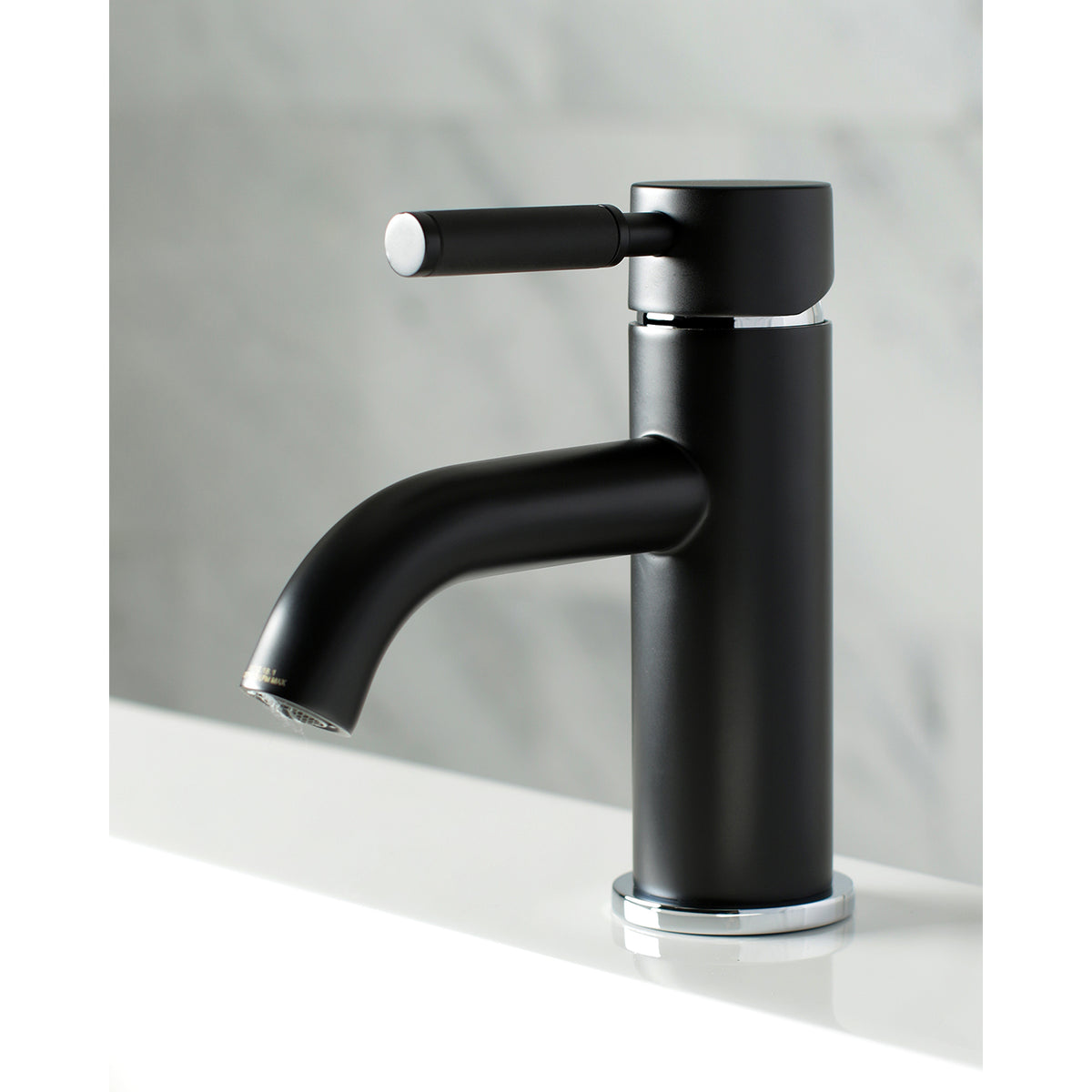 Fauceture LS8229DKL Kaiser Single-Handle Bathroom Faucet with Push Pop-Up