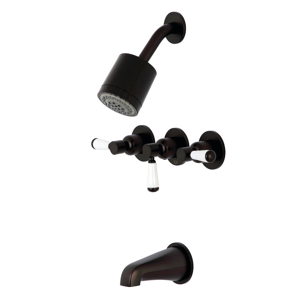 Paris Three-Handle Tub and Shower Faucet