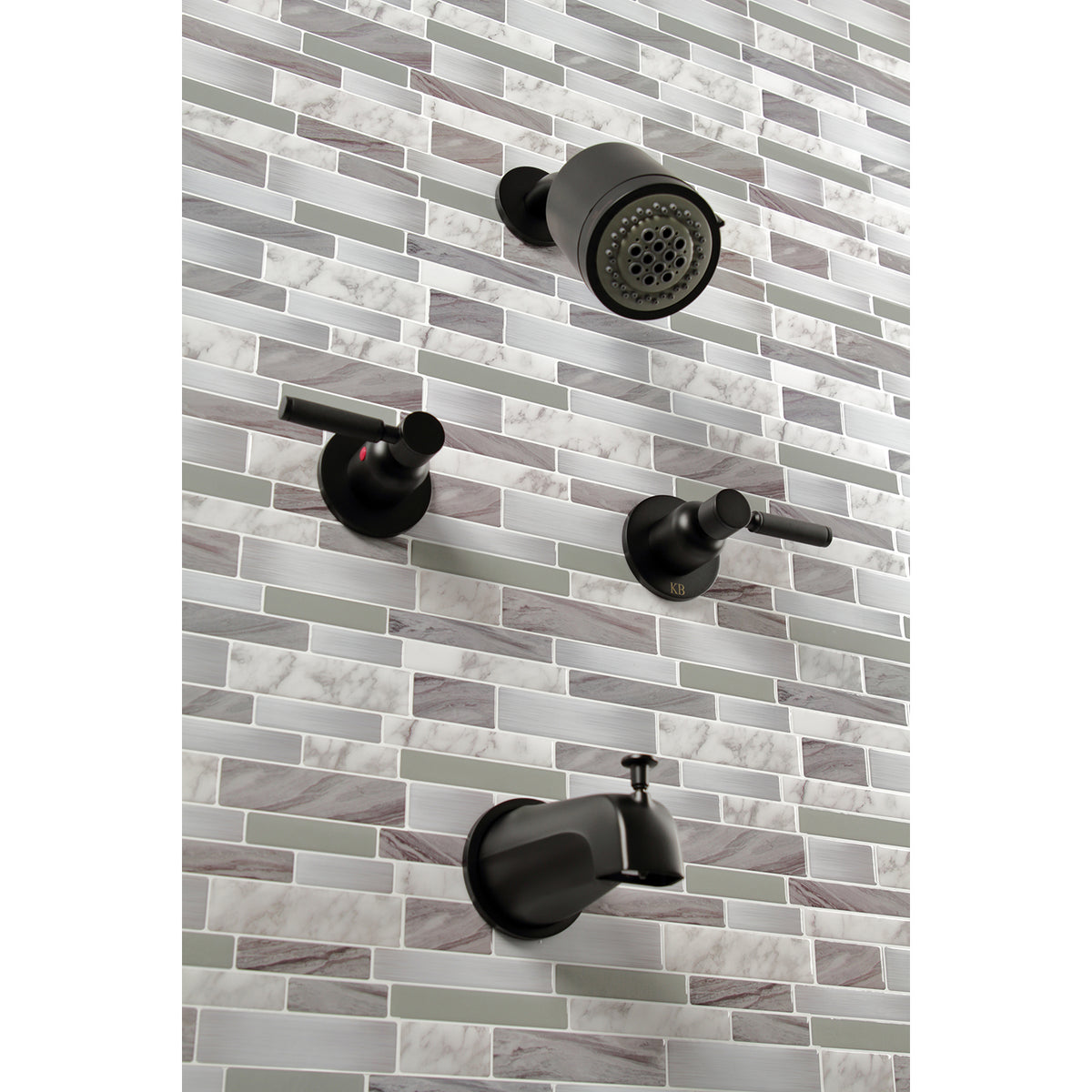 Kaiser Two-Handle Tub and Shower Faucet