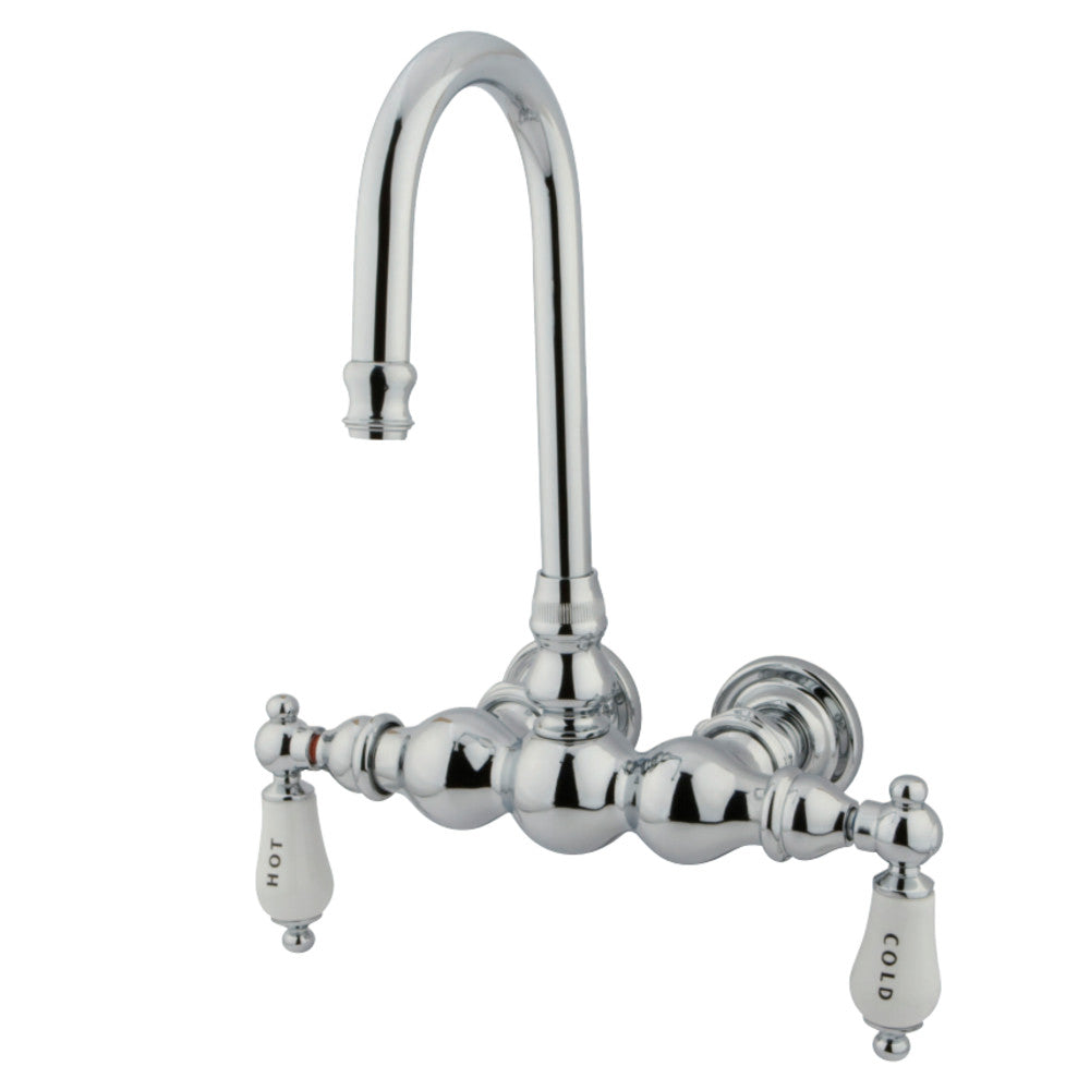 Vintage 3-3/8-Inch Wall Mount Tub Faucet