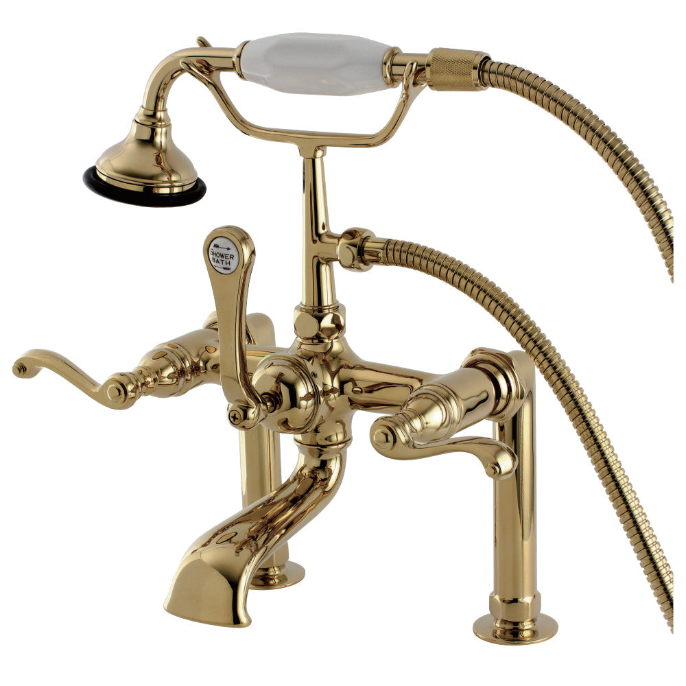 Aqua Vintage Royale Deck Mount Clawfoot Tub Faucet