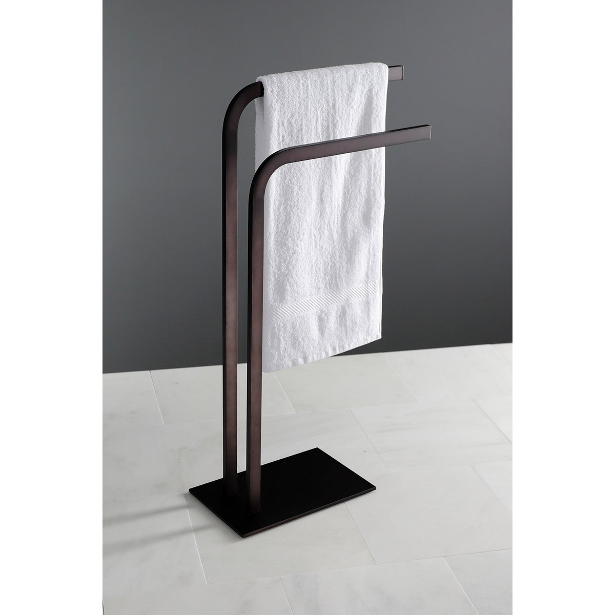 Kingston Brass Edenscape Pedestal Dual Towel Rack