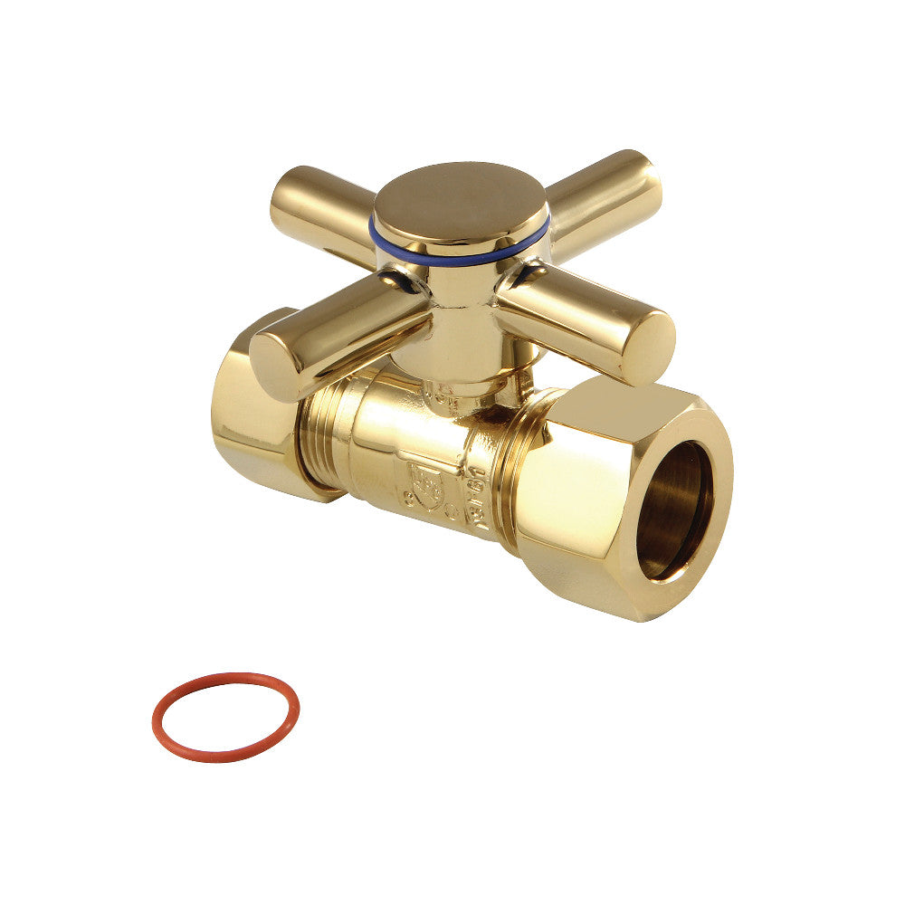 Kingston Brass Concord 5/8" IPS x 1/2" O.D. Comp Quarter Turn Straight Valve
